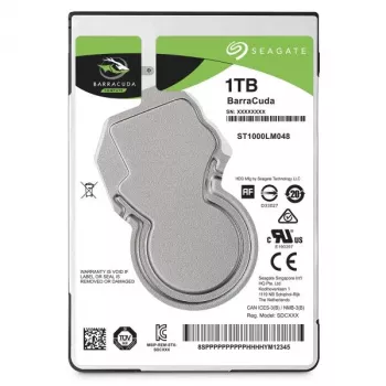 Seagate BarraCuda 1 TB belső merevlemez 2,5 inch SATA III 5400 RPM 128 MB gyorsítótár (ST1000LM048)