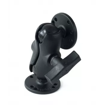 RAM MOUNTS C méret rövid dupla golyós kar 2x 2,5 inch kerek talppal