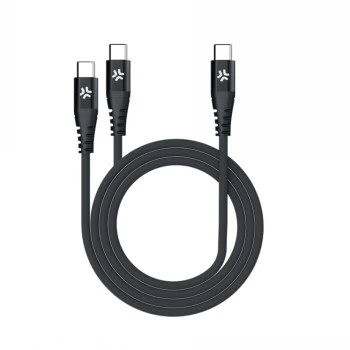CELLY USB-C - 2x USB-C kábel 100W Power Delivery