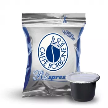 Caffè Borbone Respresso Miscela Blu kávékapszulák Nespressóhoz, 100 db, egyenként 5 g