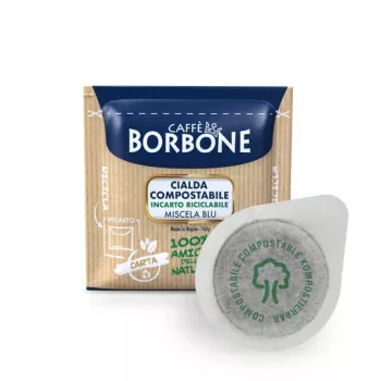 Caffè Borbone Miscela Blu 44mm ESE kávépárna 100 darabos csomag (egyenként 7,2 g)