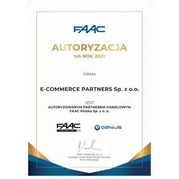 FAAC XT4 433 RC távirányító