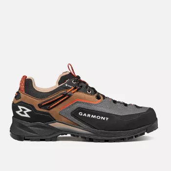 Garmont Akron GTX via ferrata cipő – Dach Brown/Tango Red (EU 44,5)