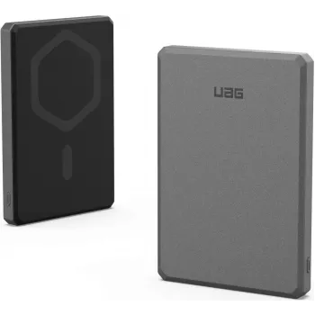 Urban Armor Gear UAG Ultra Slim Rugged powerbank mágneses vezeték nélküli töltő 5000 mAh 20W fekete