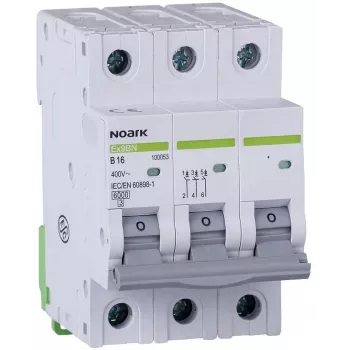 NOARK Ex9BN 3P B25 kismegszakító MCB 25A 6kA B karakterisztika 3 pólusú