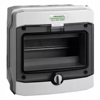 NOARK PHS 6T fali elosztószekrény IP65 1x6 modul szürke