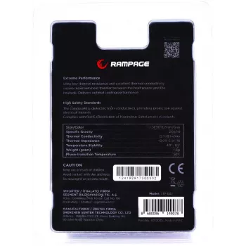 Rampage Termopad XTP-002 hővezető pad 31×50×0,2mm PTM