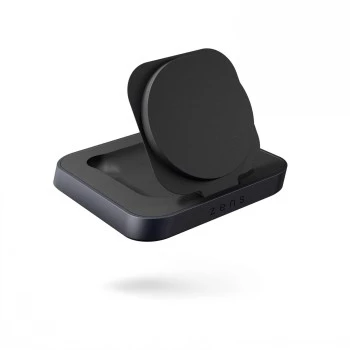 ZENS mágneses éjjeliszekrény-töltő - 20W vezeték nélküli töltőállvány iPhone-hoz és AirPods-hoz (fekete)