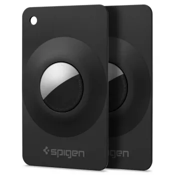 Spigen AirFit 2 2 darabos Apple AirTag 1/2, fekete
