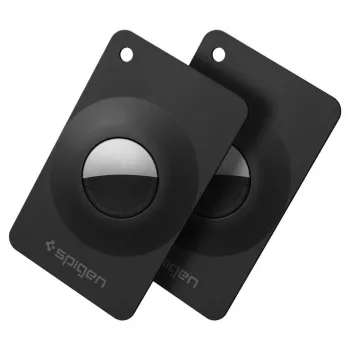 Spigen AirFit 2 2 darabos Apple AirTag 1/2, fekete