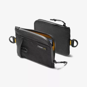 SPIGEN LF300 puha RFID kártyatartó fekete