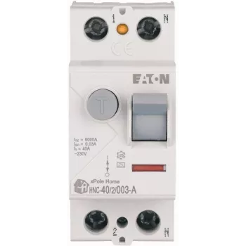 EATON HNC-40/2/003-A 40A 2P 30mA A típus RCCB 6kA hibaáram-védőkapcsoló