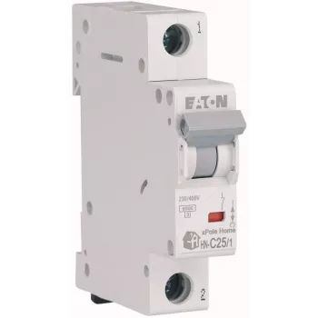 EATON HN-C25/1 MCB kismegszakító, 25A, 1 pólusú, C karakterisztika, 6kA
