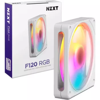 NZXT F120 RGB fehér 120 mm házventilátor