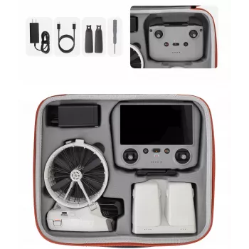 SUNNYLIFE XL keménytok DJI Flip drónhoz és távirányítóhoz - narancssárga