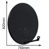 CORAB COR-800SAE-C 80 cm offset parabolaantenna, anthracit