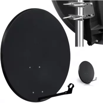 CORAB COR-800SAE-C 80 cm offset parabolaantenna, anthracit