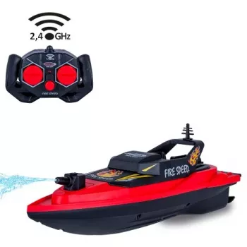 JAMARA Fire Speed RC tűzoltóhajó 2,4 GHz vízsugár-funkcióval