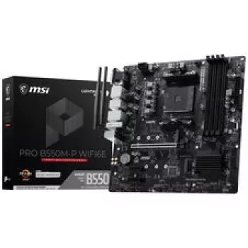 MSI PRO B550M-P WiFi6E alaplap (B550, AM4, mATX, AMD)