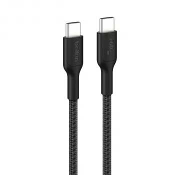 Belkin BOOST↑CHARGE fonott USB-C - USB-C kábel 60W 2m fekete