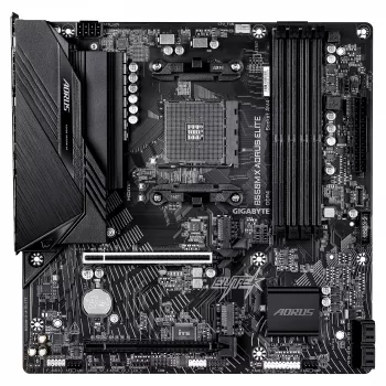 GIGABYTE B550M X AORUS ELITE AM4 Micro-ATX alaplap, AMD B550, 4x DDR4, HDMI/DP, 2x M.2, 2.5GbE, Wi-Fi 6E