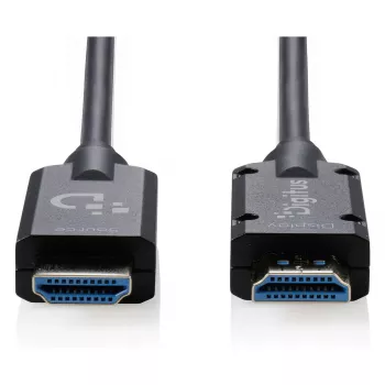 DIGITUS Armored HDMI 2.1 Active Optical kábel, 8K UHD, 20 m, fekete