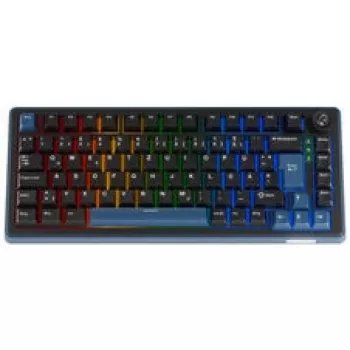 Ducky OK-M 75 mechanikus gamer billentyűzet, 75%-os kiosztás, hot-swappable KTT Tactile kapcsolók, RGB-világítás, ISO, fekete