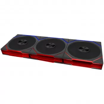 Lian Li UNI FAN TL FLEX Wireless ARGB 120mm ventilátor 3 darabos csomag vezérlővel - fekete