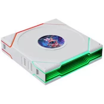 Lian Li UNI FAN TL LCD FLEX Wireless ARGB Reverse Blade 120mm ventilátor - fehér