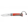 Opinel No. 08 Outdoor piros többfunkciós zsebkés