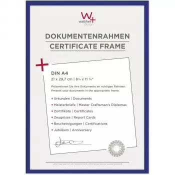 Walther New Lifestyle A4 képkeret 21x29,7 cm kék műanyag KV130L