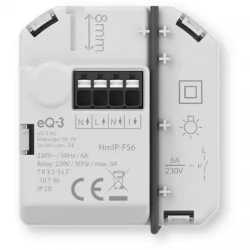 Homematic IP süllyesztett kapcsolóaktor 6A