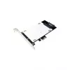 LogiLink PCI Express 3.0 x4 dupla M.2 NVMe SSD és dupla SATA III hibrid adapterkártya