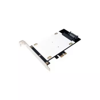 LogiLink PCI Express 3.0 x4 dupla M.2 NVMe SSD és dupla SATA III hibrid adapterkártya