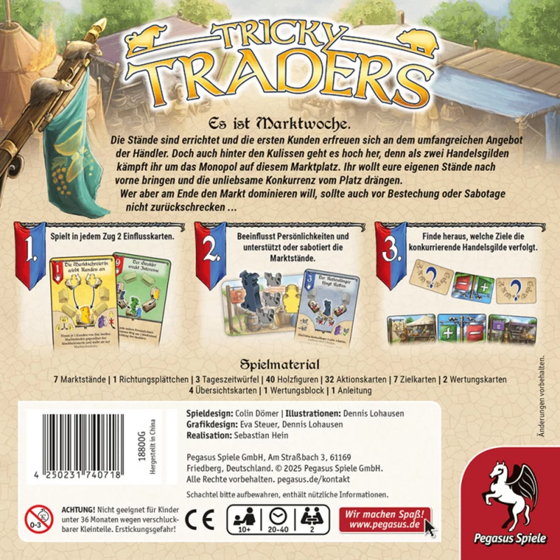 PEGASUS Tricky Traders stratégiai játék