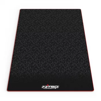 Nitro Concepts Floor Mat for Sim Racing Rigs, 150 x 75 cm, Non-Slip, Black
