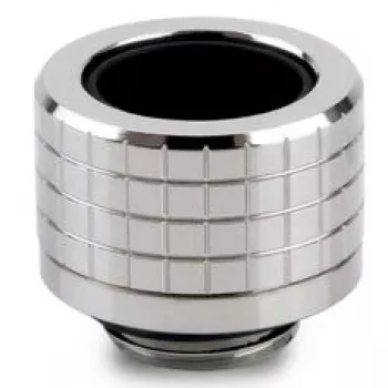 Thermal Grizzly DeltaMate tömlőcsatlakozó, sárgaréz - fényes nikkel, 14 mm-es merev tömlőkhöz, G1/4 inch menet
