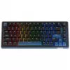 Ducky OK-M 75 mechanikus gamer billentyűzet, 75%-os elrendezés, hot-swappable, RGB, ANSI, KTT Wine Red kapcsolók