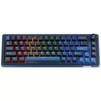 Ducky OK-M 65 gamer billentyűzet, 65%, hot-swappable, RGB, ANSI - KTT Wine Red kapcsolók