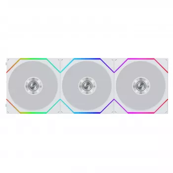 Lian Li UNI FAN TL FLEX Wireless ARGB Reverse Blade 120 mm ventilátor 3 darabos csomag vezérlővel - fehér