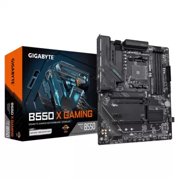 GIGABYTE B550 X Gaming AM4 ATX alaplap DDR4-gyel, 2.5GbE, Wi-Fi 6, 2x M.2