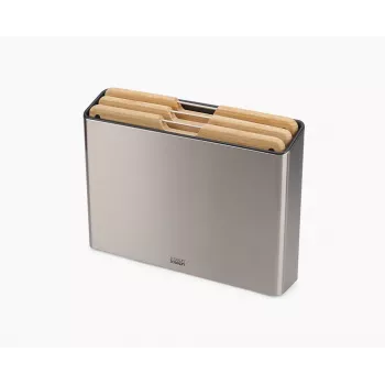 Joseph Joseph Folio Steel Bamboo 3 részes vágódeszka-készlet, 60229