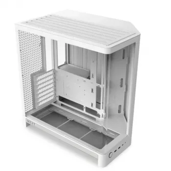 NZXT H6 2026 mid-tower airflow gaming ház fehér edzett üveg