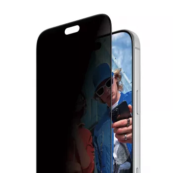 PanzerGlass 2 irányú adatvédelmi képernyővédő fólia iPhone 17 Pro Max / 18 Pro Max készülékhez, Ultra-Wide Fit FastFit rögzítéssel