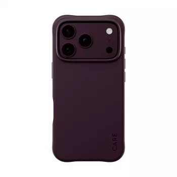 CARE by PanzerGlass Samba tok iPhone 17/18 Pro készülékhez, Dark Cherry, MagSafe