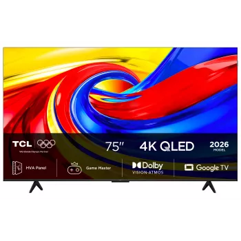 TCL 75P7L 75 inch QLED 4K Google TV Dolby Vision & HDR10+ támogatással