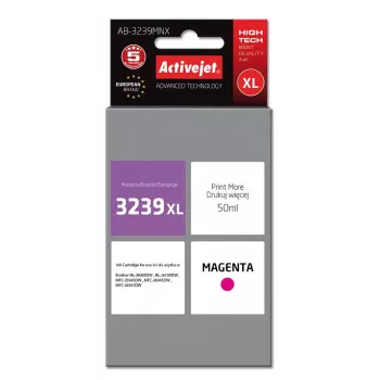 Activejet AB-3239MNX bíbor tintapatron (Brother LC3239XLM kompatibilis, 50 ml, extra nagy kapacitás, 5000 oldal)