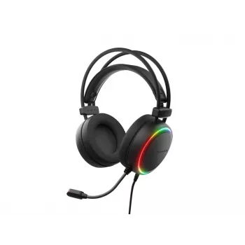 Genesis Neon 614 RGB USB játék headset mikrofonnal, fekete