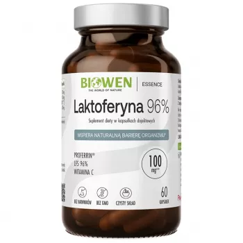BIOWEN laktóferrin 96% – 60 kapszula – nagy tisztaságú szarvasmarha-laktóferrin étrend-kiegészítő