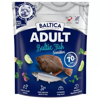 BALTICA Excellent Sensitive Baltic Fish Small Breed Mono száraz kutyaeledel 1kg